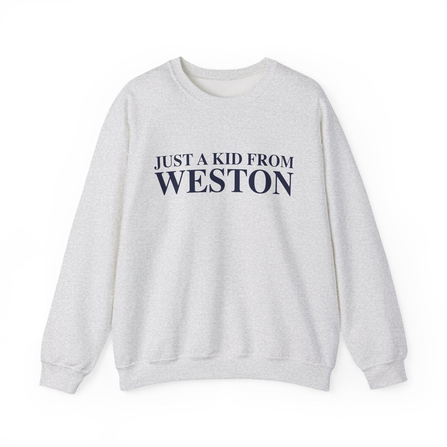 Just a kid from Weston Unisex Heavy Blend™ Crewneck Sweatshirt