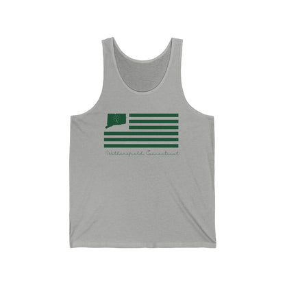 Wethersfield Connecticut St Patrick’s Day Flag Unisex Jersey Tank Top