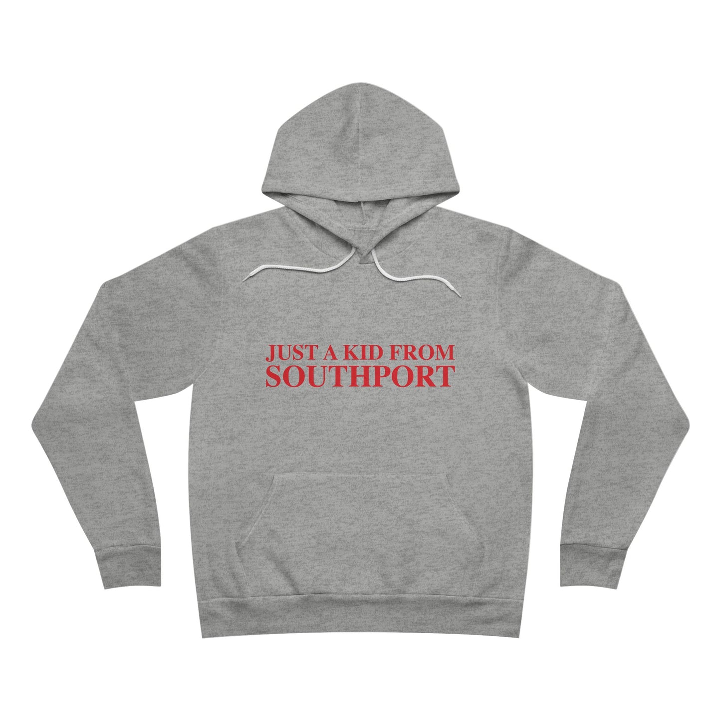 Just a kid from Southport Unisex Sponge Fleece Pullover Hoodie