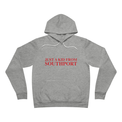 Just a kid from Southport Unisex Sponge Fleece Pullover Hoodie