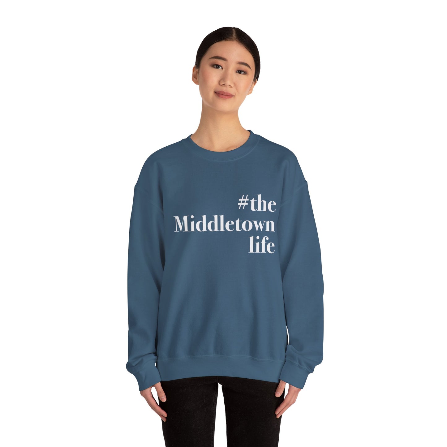 #themiddletownlife Unisex Heavy Blend™ Crewneck Sweatshirt