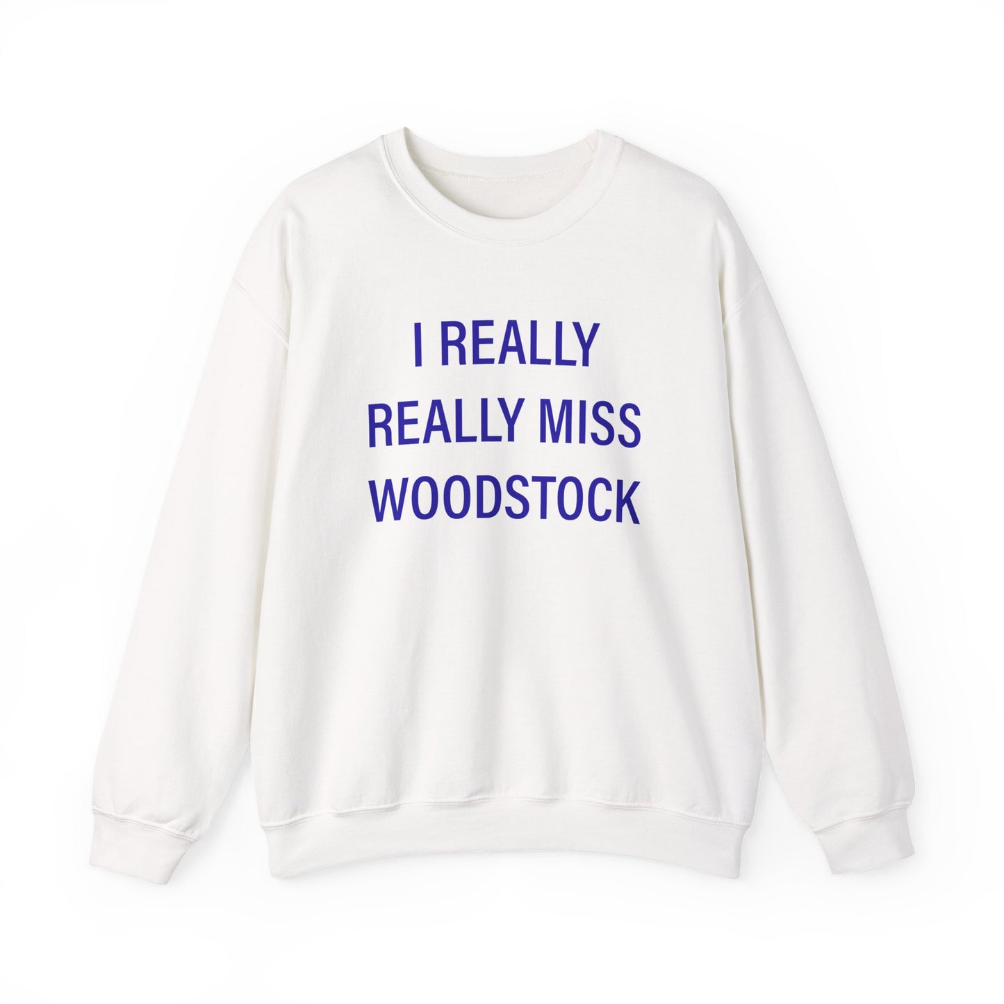 I Really Really Miss Woodstock Unisex Heavy Blend™ Crewneck Sweatshirt