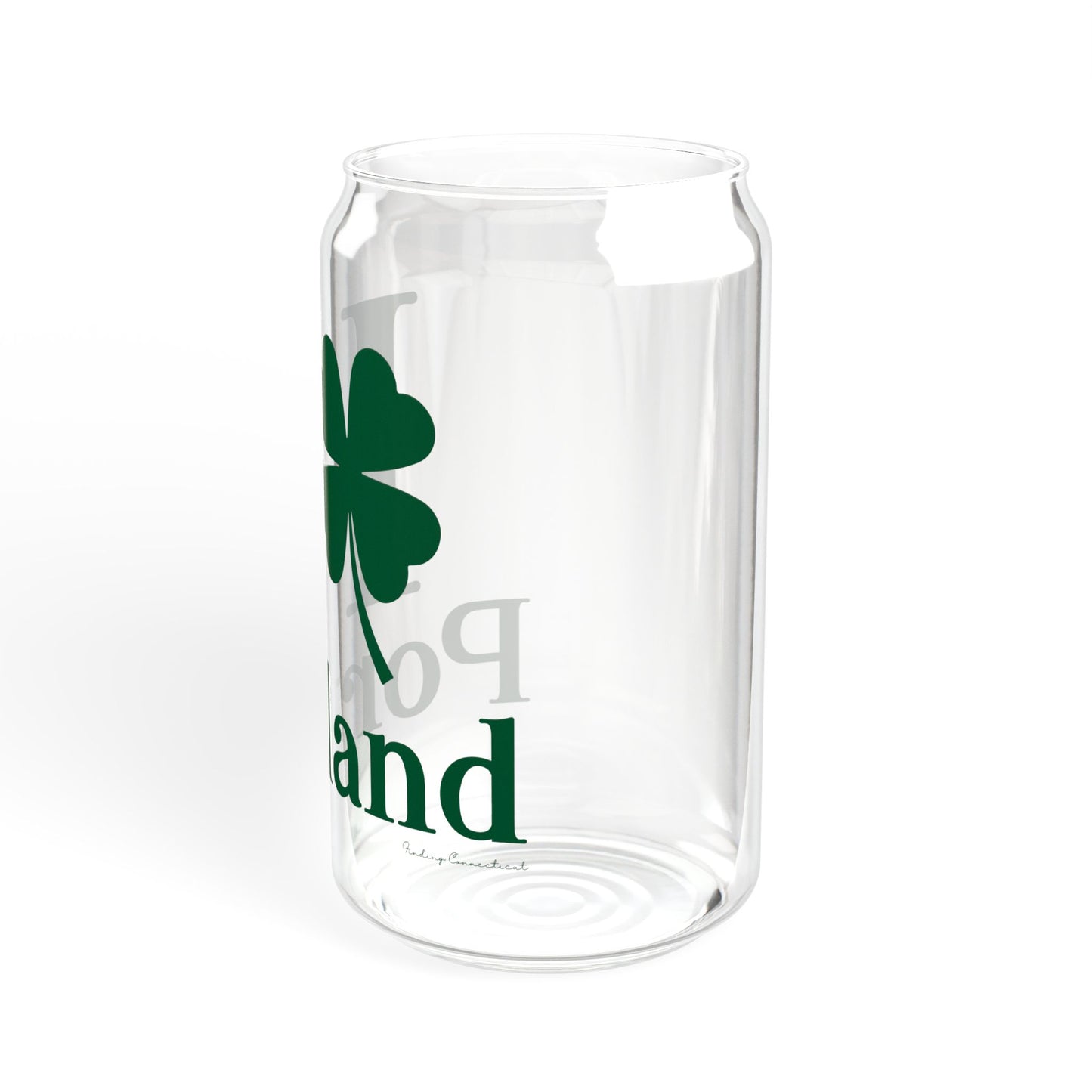 I Clover Portland Sipper Glass, 16oz