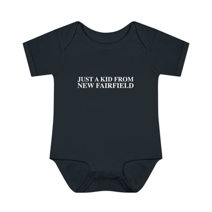 Just a kid from New Fairfield Infant Baby Rib Bodysuit