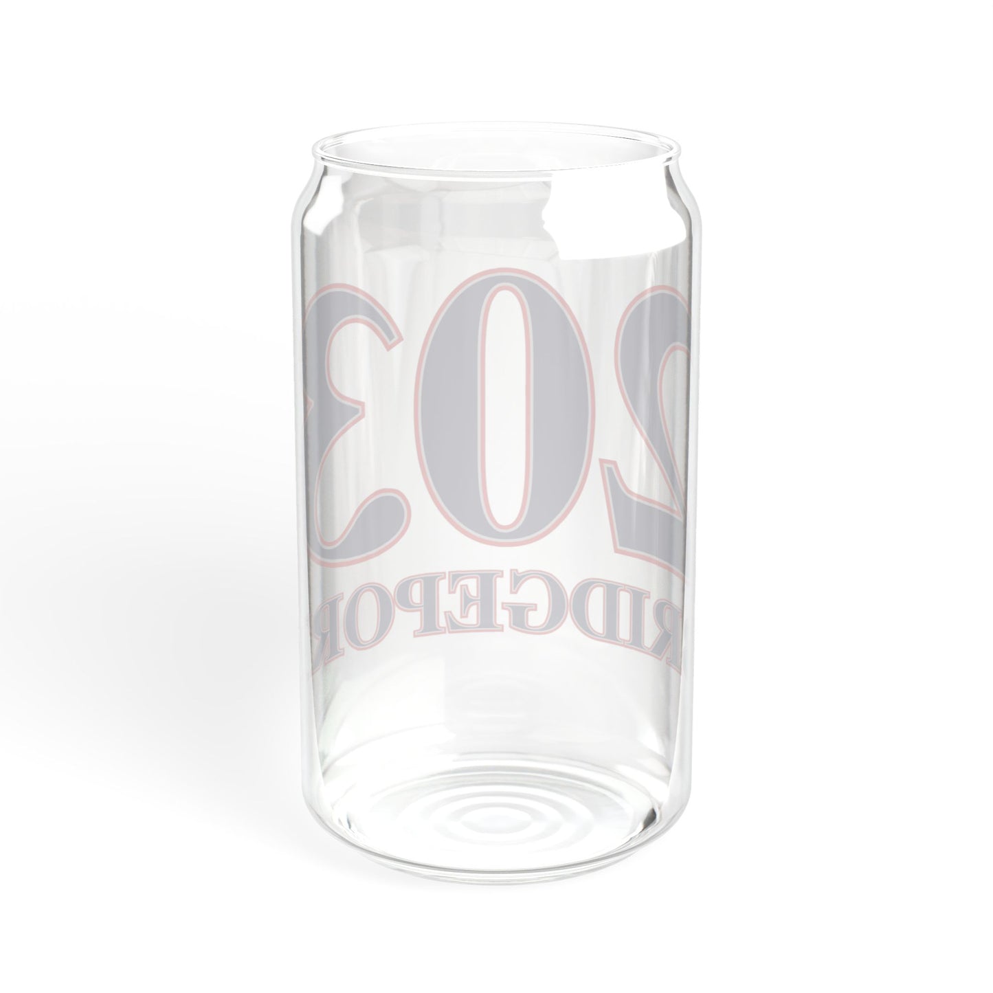 203 Bridgeport Red White & Blue Sipper Glass, 16oz