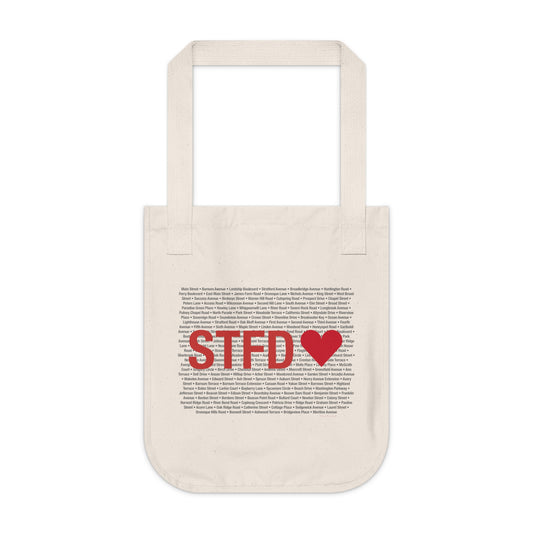 Stratford Love Organic Canvas Tote Bag