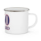 860 Ledyard Red, White & Blue Enamel Camping Mug