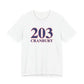 203 Cranbury Red, White & Blue Unisex Jersey Short Sleeve T-Shirt