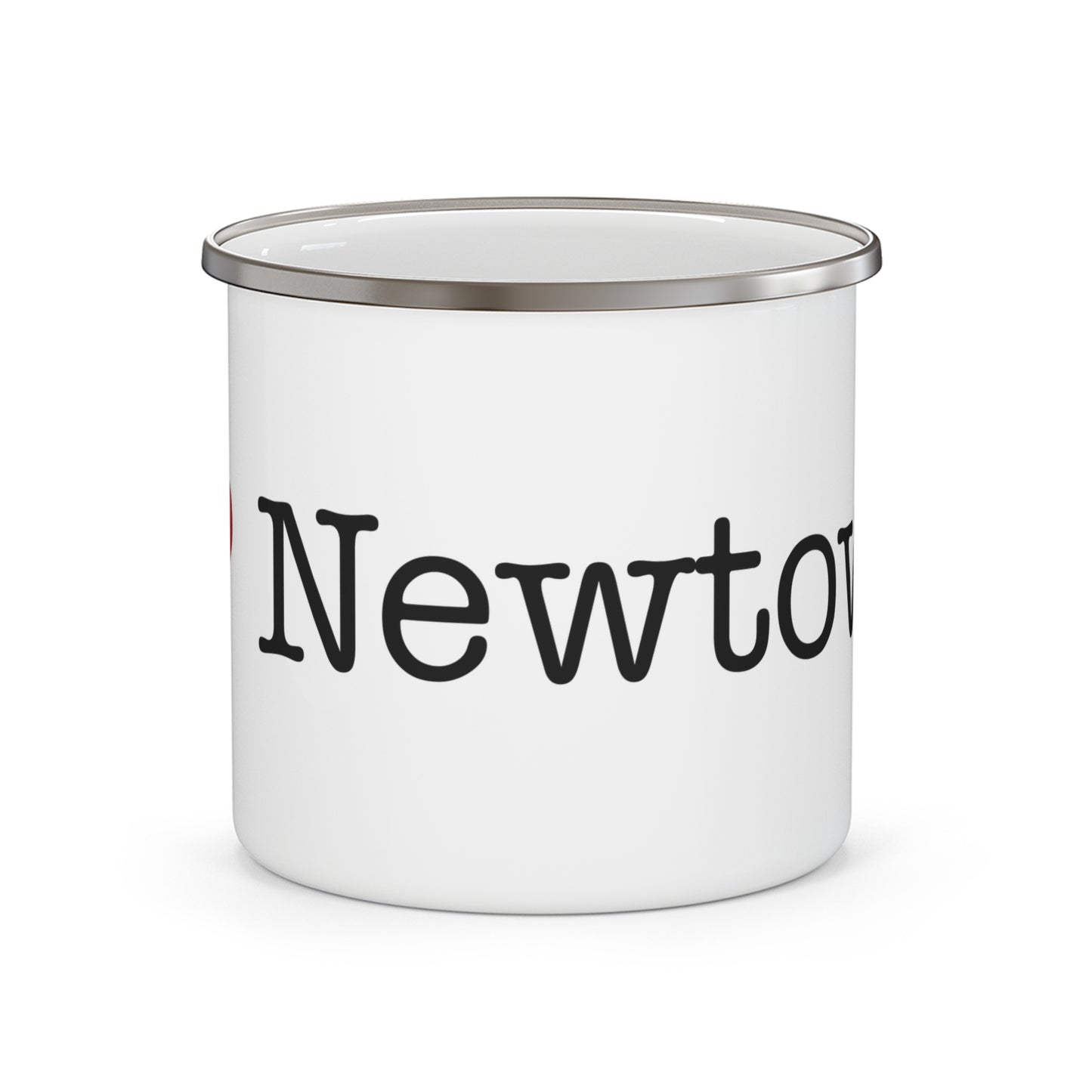 I Heart Newtown. Enamel Camping Mug