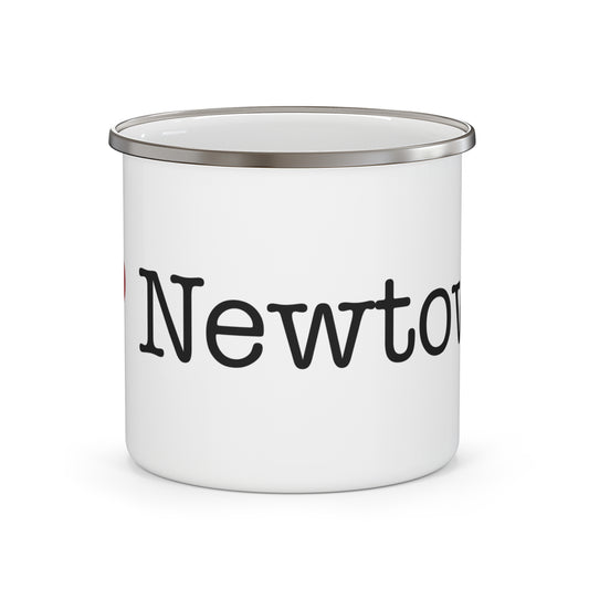 I Heart Newtown. Enamel Camping Mug