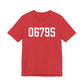 06795 - Watertown CT Zip Code Unisex Jersey Short Sleeve T-Shirt