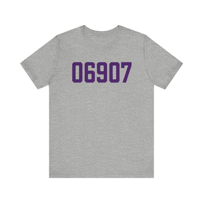 06907 Stamford Connecticut Zip Code Unisex Jersey Short Sleeve T-Shirt