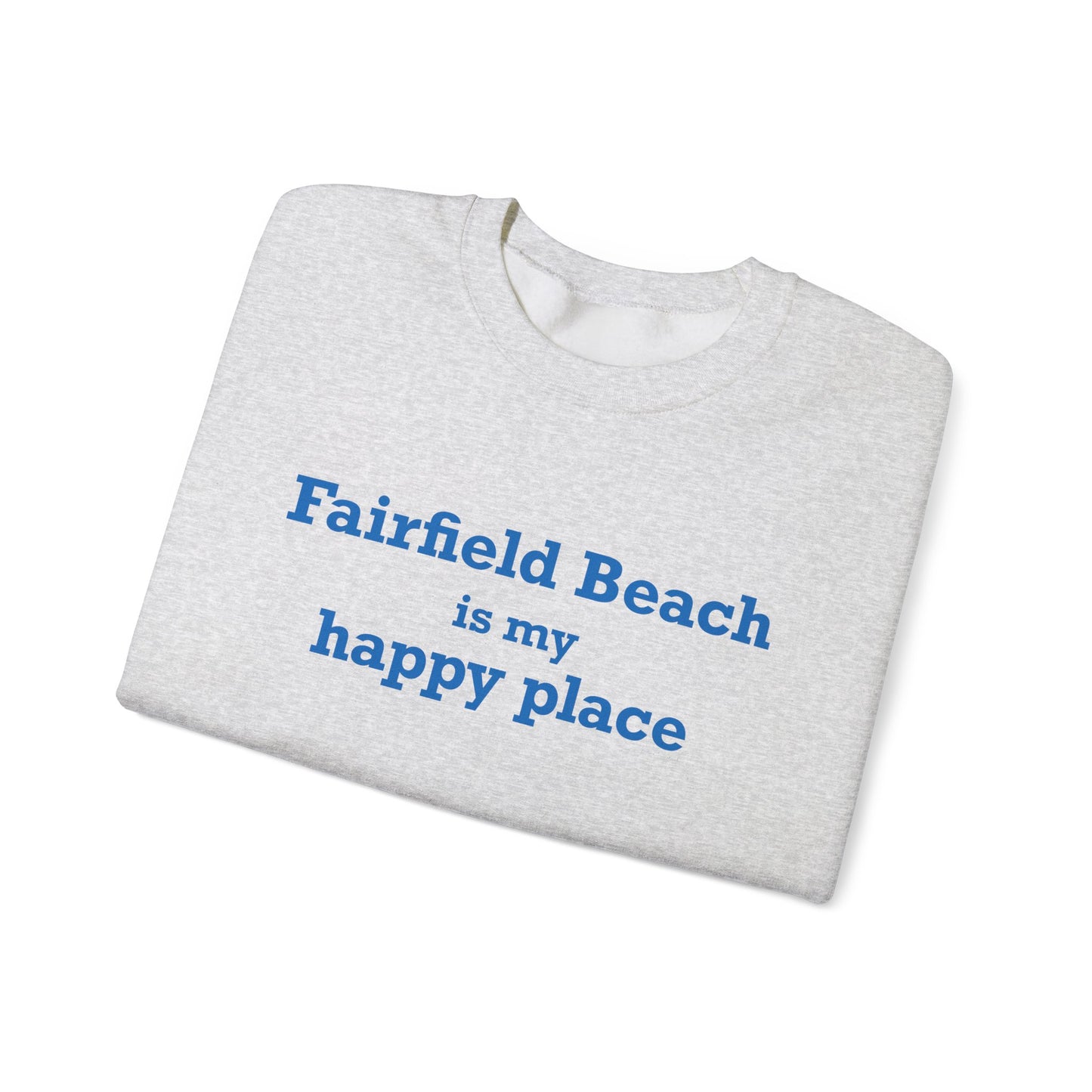 Fairfield Beach is My Happy Place Unisex Heavy Blend™ Crewneck Sweatshirt