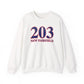 203 New Fairfield Red White & Blue Unisex Heavy Blend™ Crewneck Sweatshirt