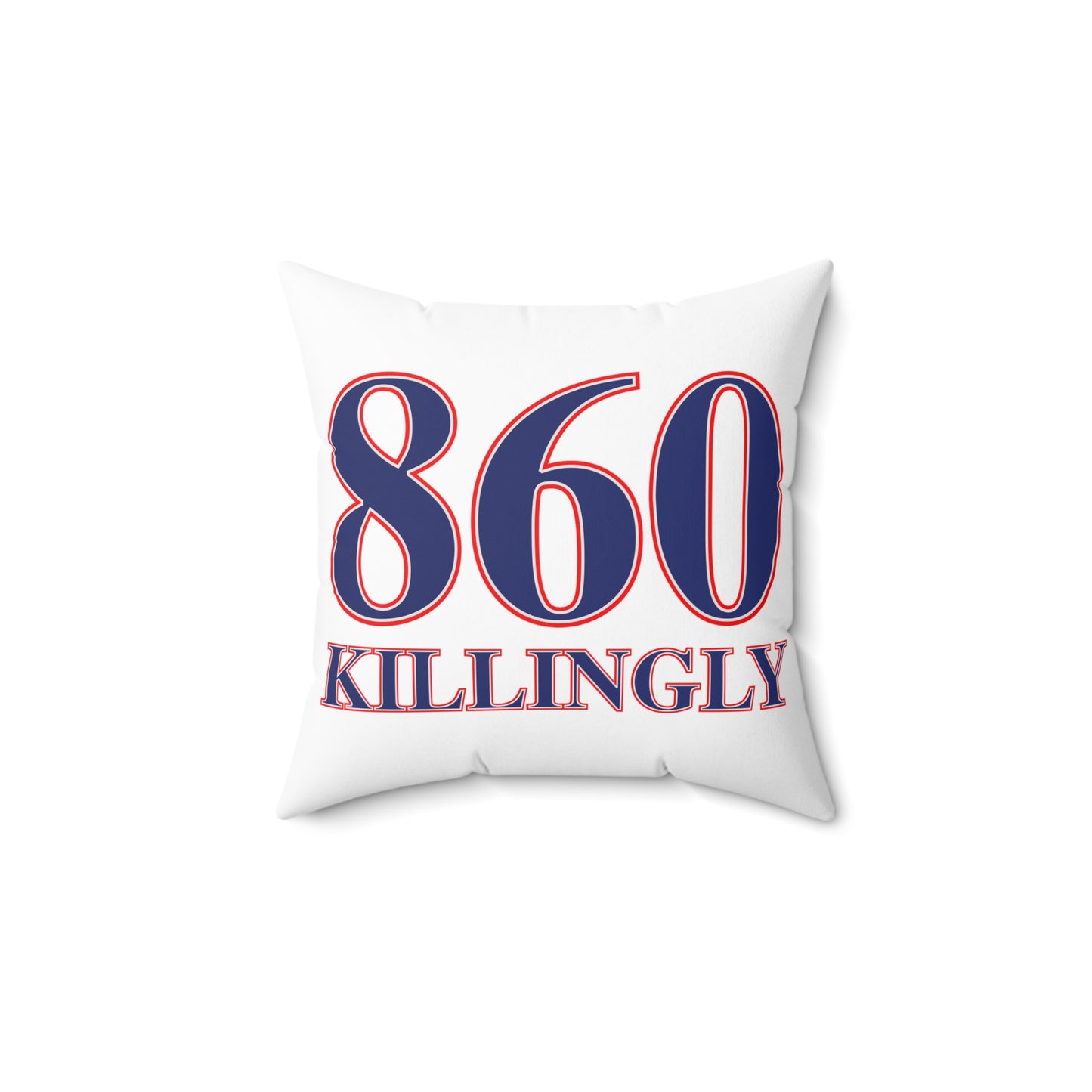 860 Killingly Red, White & Blue Spun Polyester Square Pillow