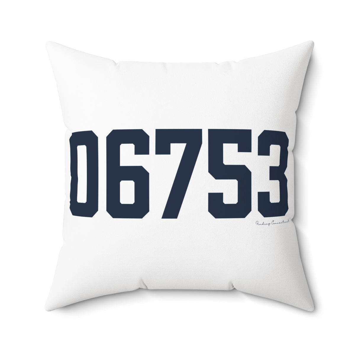 06753 Cornwall Connecticut Zip Code Polyester Square Pillow