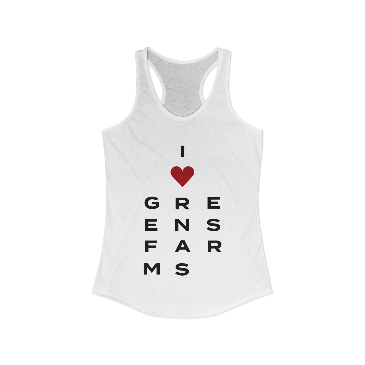 Greens Farms Vision Women's Ideal Racerback Tank Top