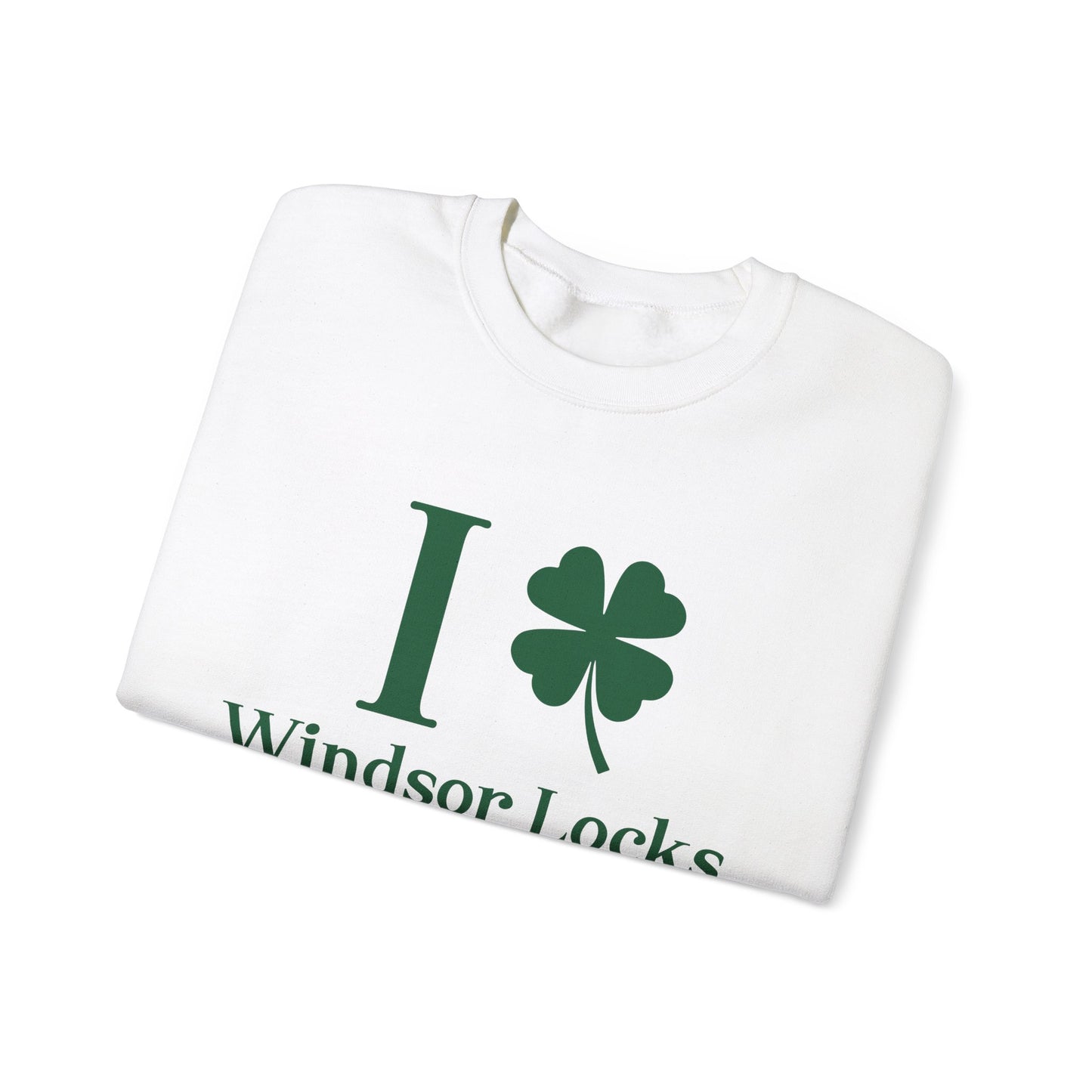 I Clover Windsor Locks Unisex Heavy Blend™ Crewneck Sweatshirt