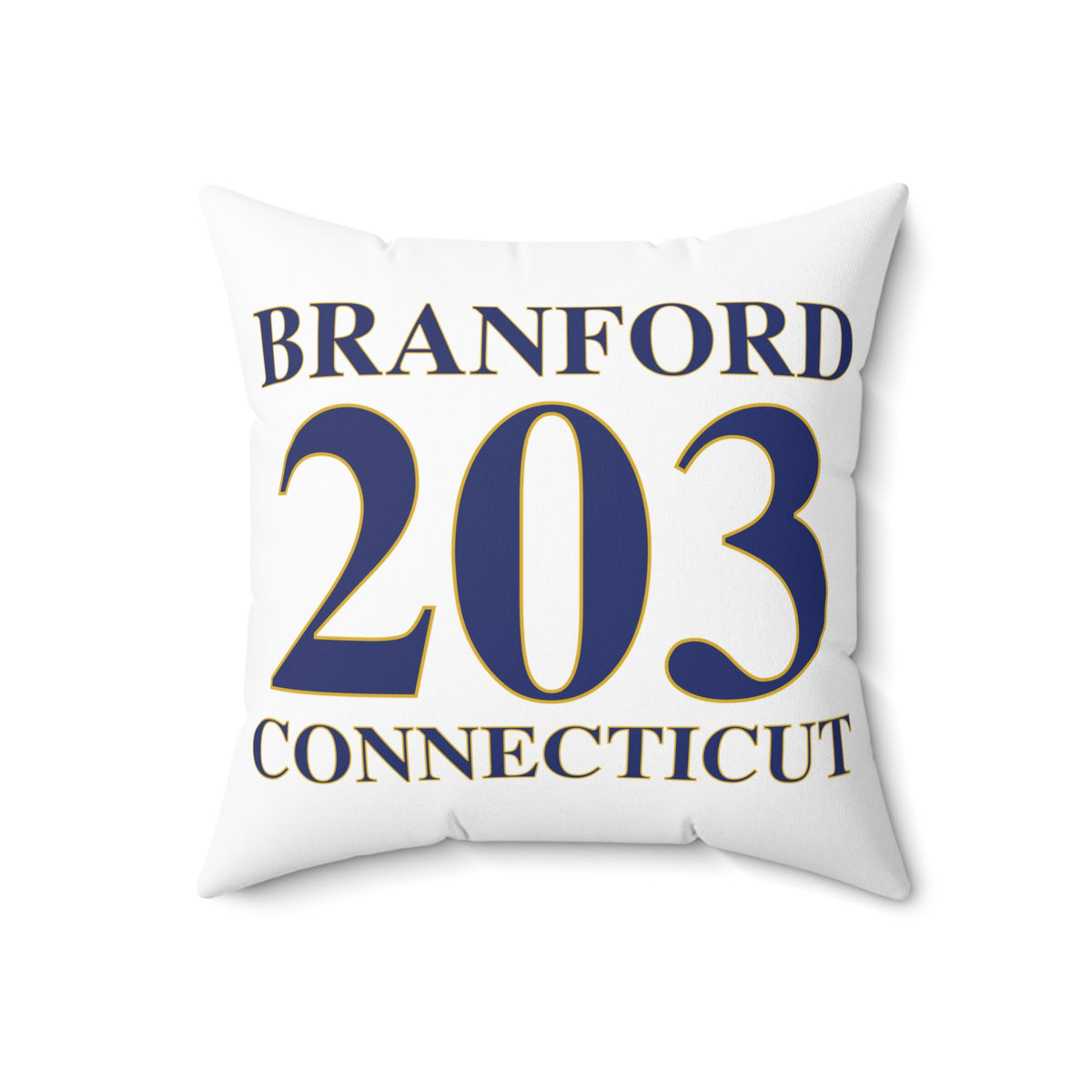 Branford 203 Connecticut Polyester Square Pillow