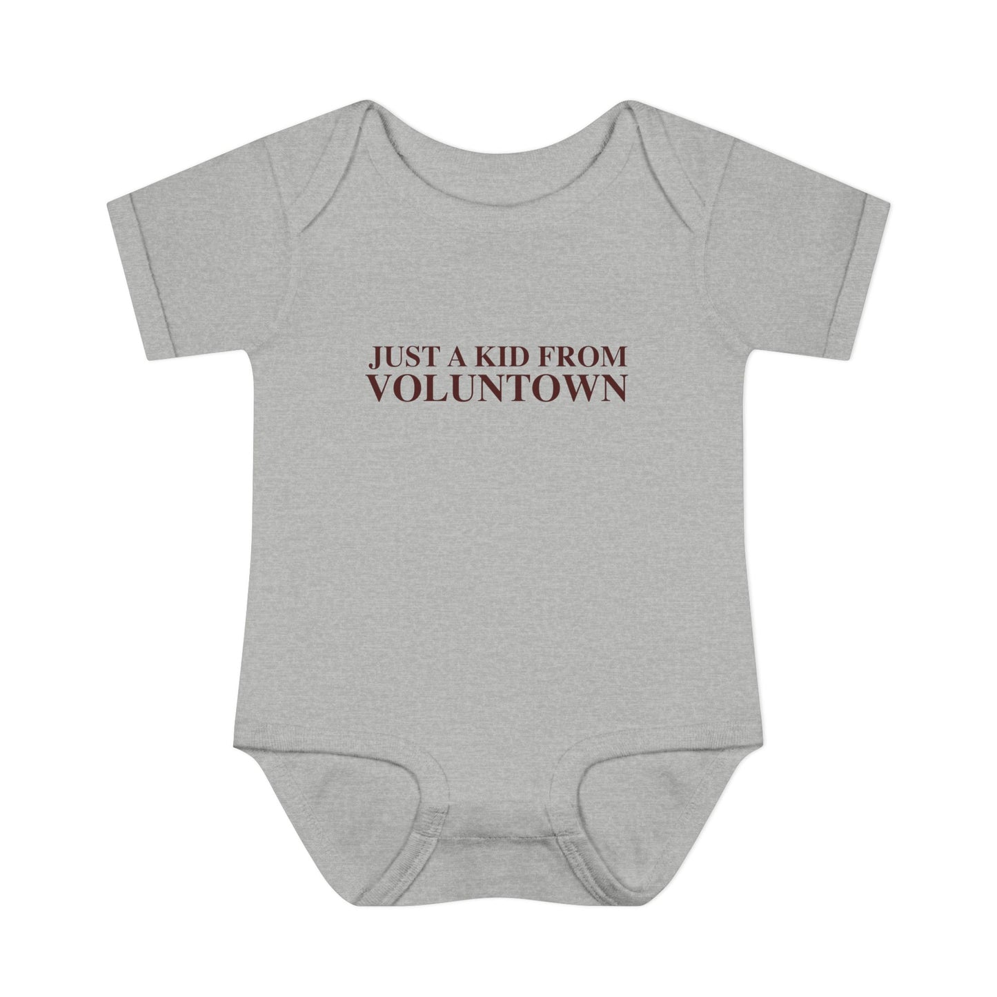 Just a kid from Voluntown Infant Baby Rib Bodysuit
