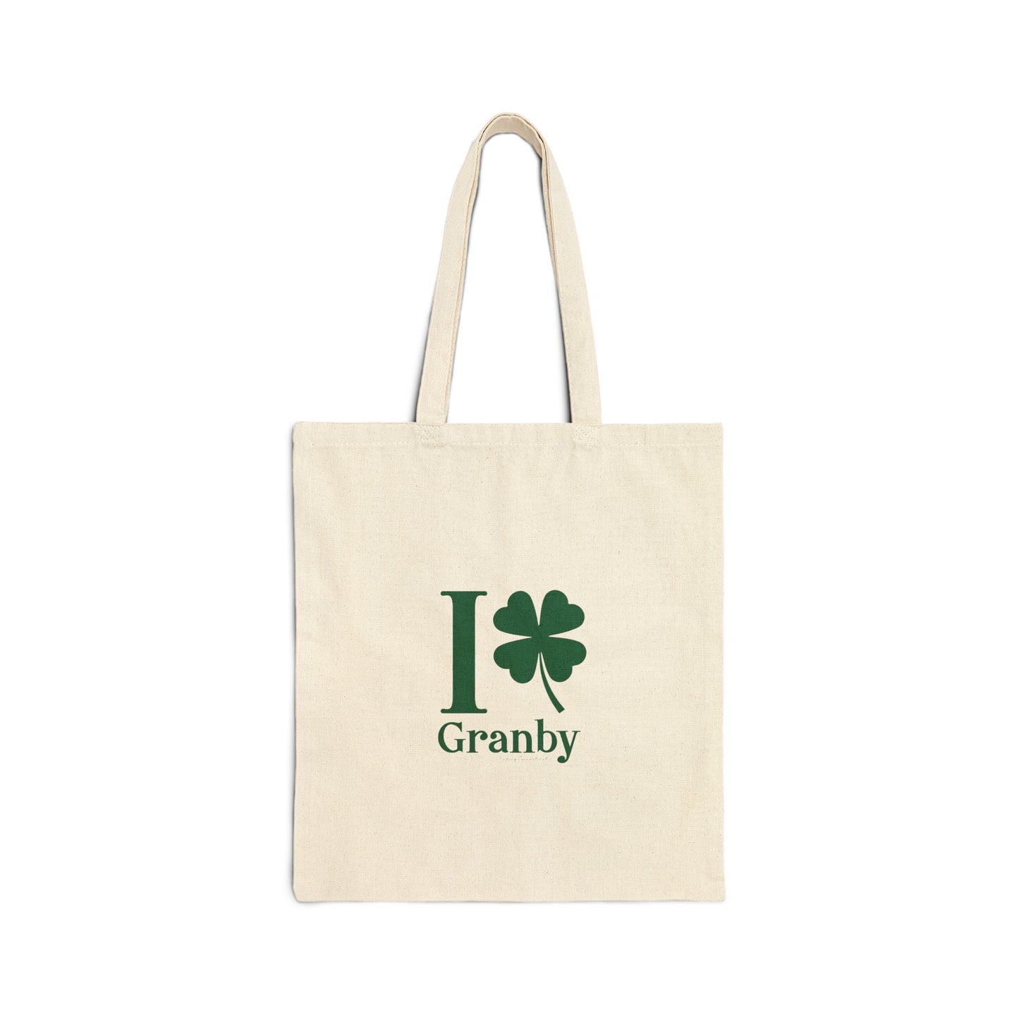 I Clover Granby Cotton Canvas Tote Bag