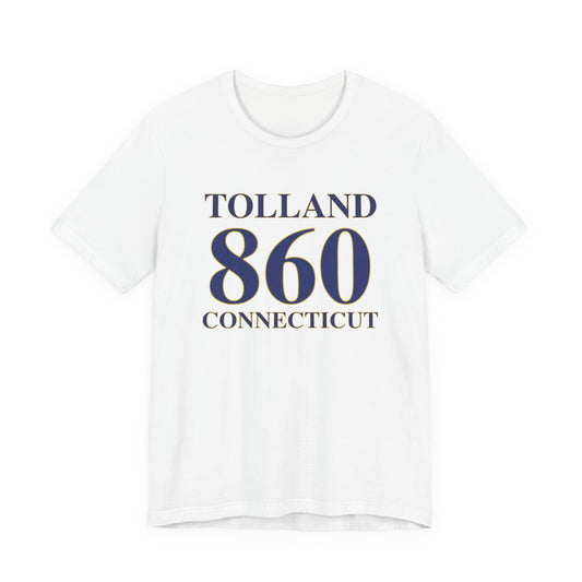 Tolland 860 Connecticut Unisex Jersey Short Sleeve T-Shirt
