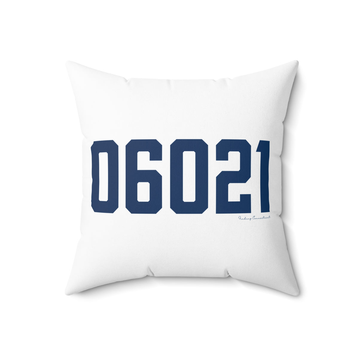06021 Colebrook Connecticut Zip Code Polyester Square Pillow