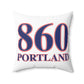 860 Portland Red, White & Blue Spun Polyester Square Pillow