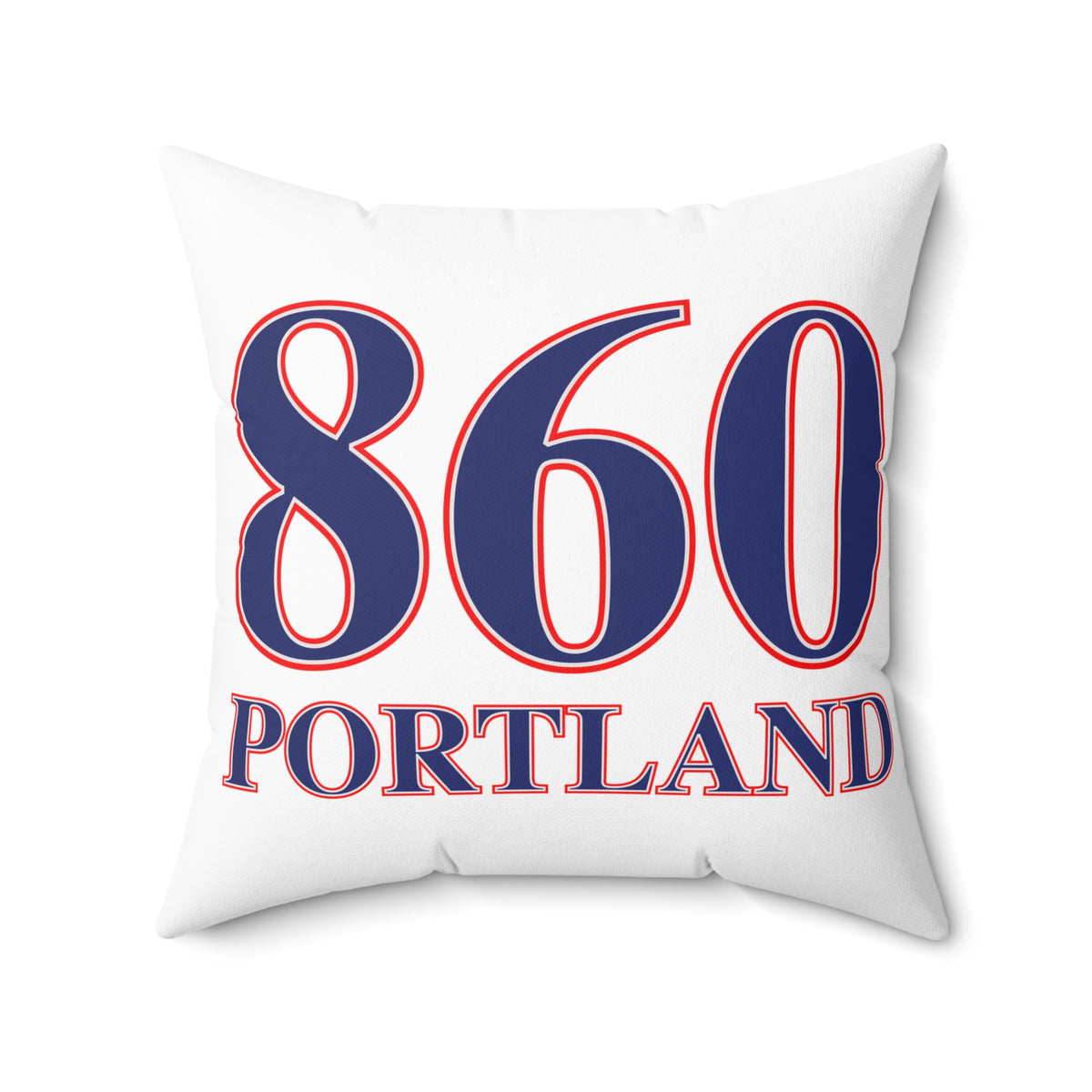 860 Portland Red, White & Blue Spun Polyester Square Pillow