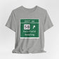 Vintage Merritt Parkway Exit 44 Sign Unisex Jersey Short Sleeve T-Shirt