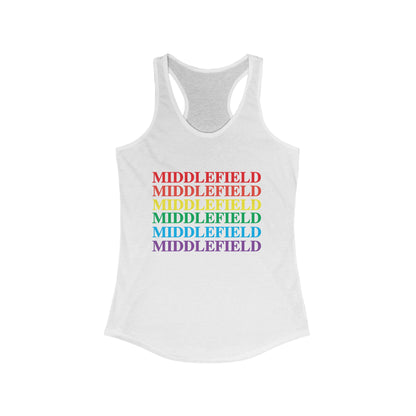 Middlefield Pride Women's Ideal Racerback Tank