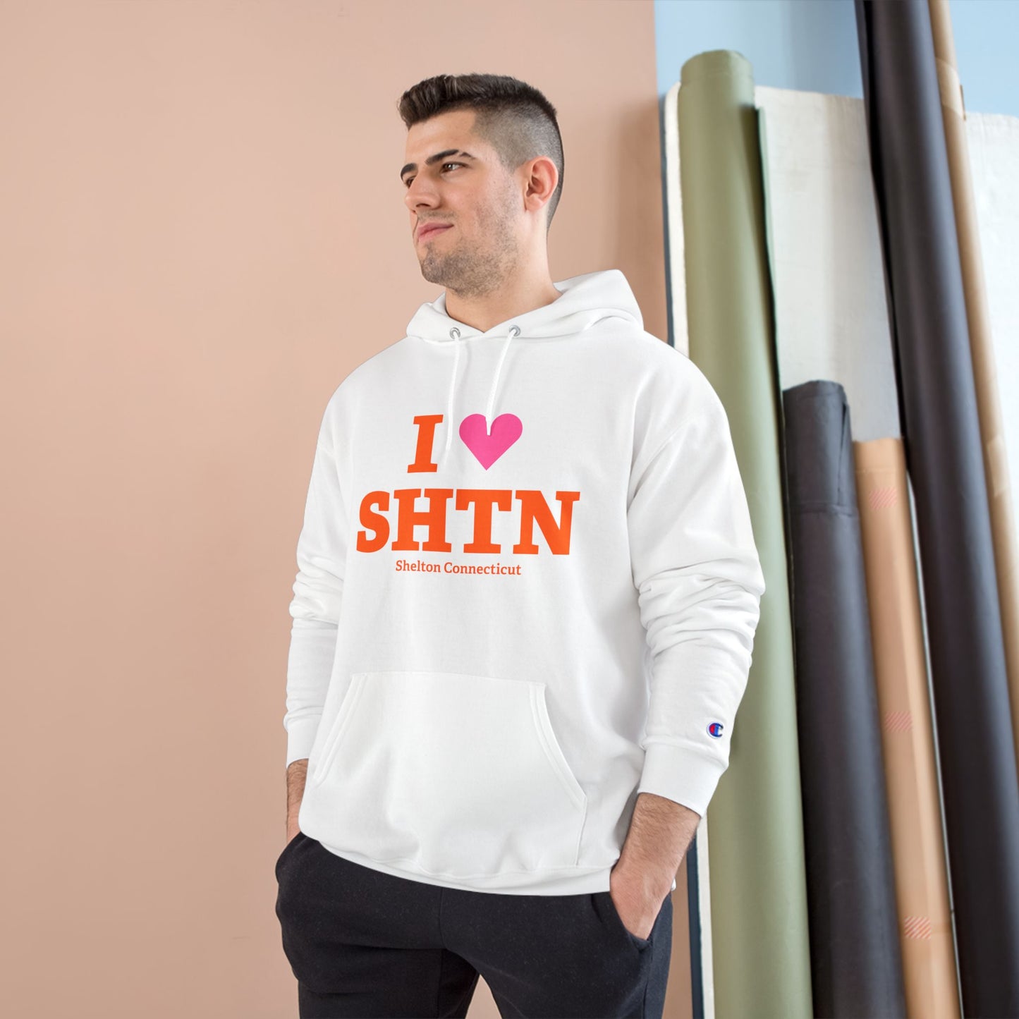 I Heart SHTN Champion Hoodie