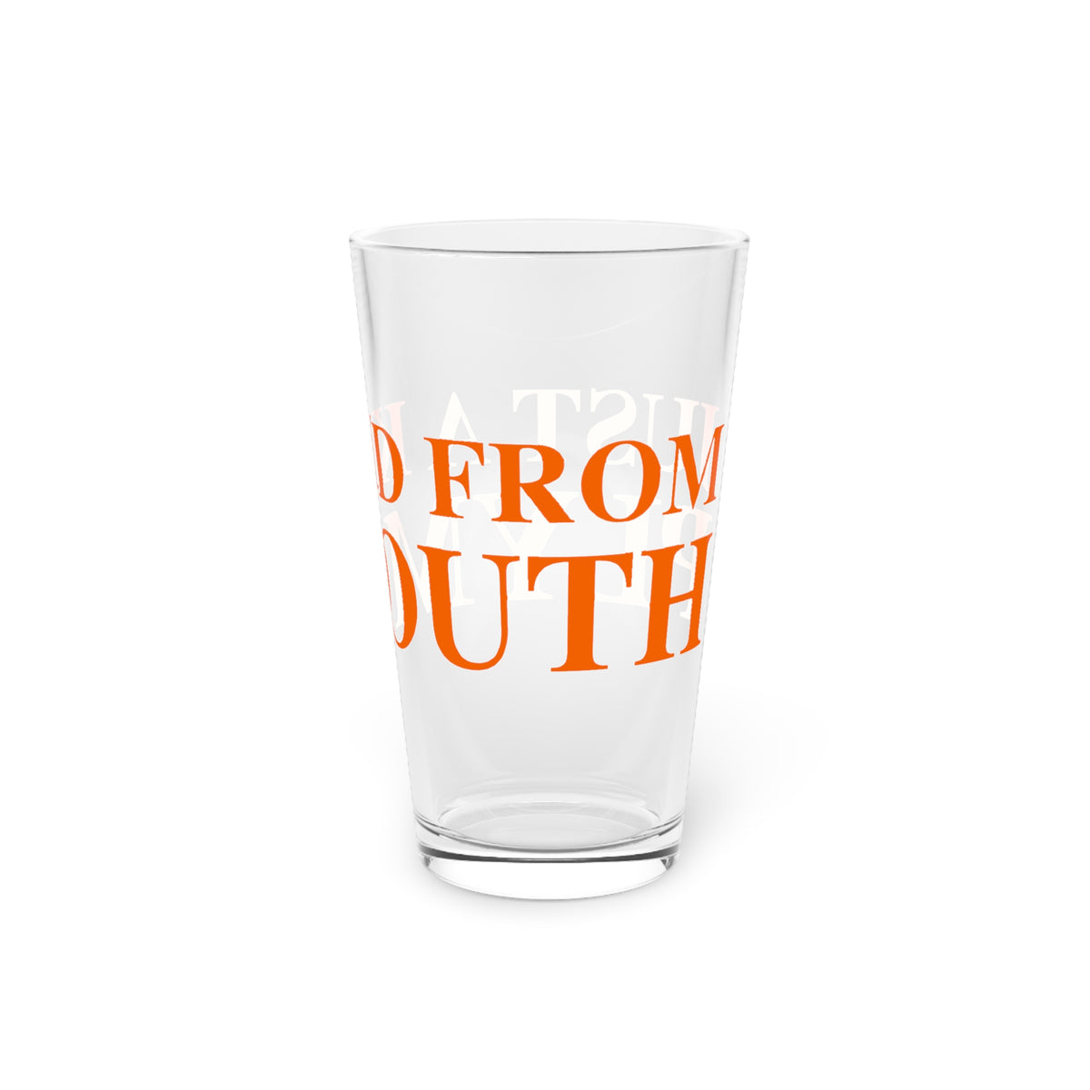 Just a kid from Plymouth Pint Glass, 16oz