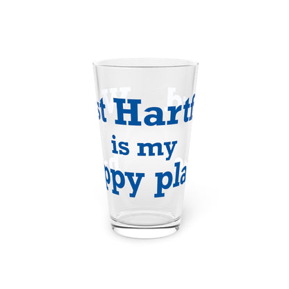 West Hartford is My Happy Place Pint Glass, 16oz