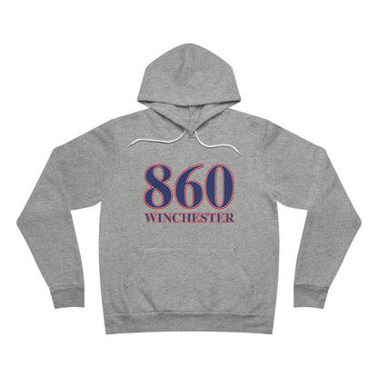 860 Wnchester Red White & Blue Unisex Sponge Fleece Pullover Hoodie