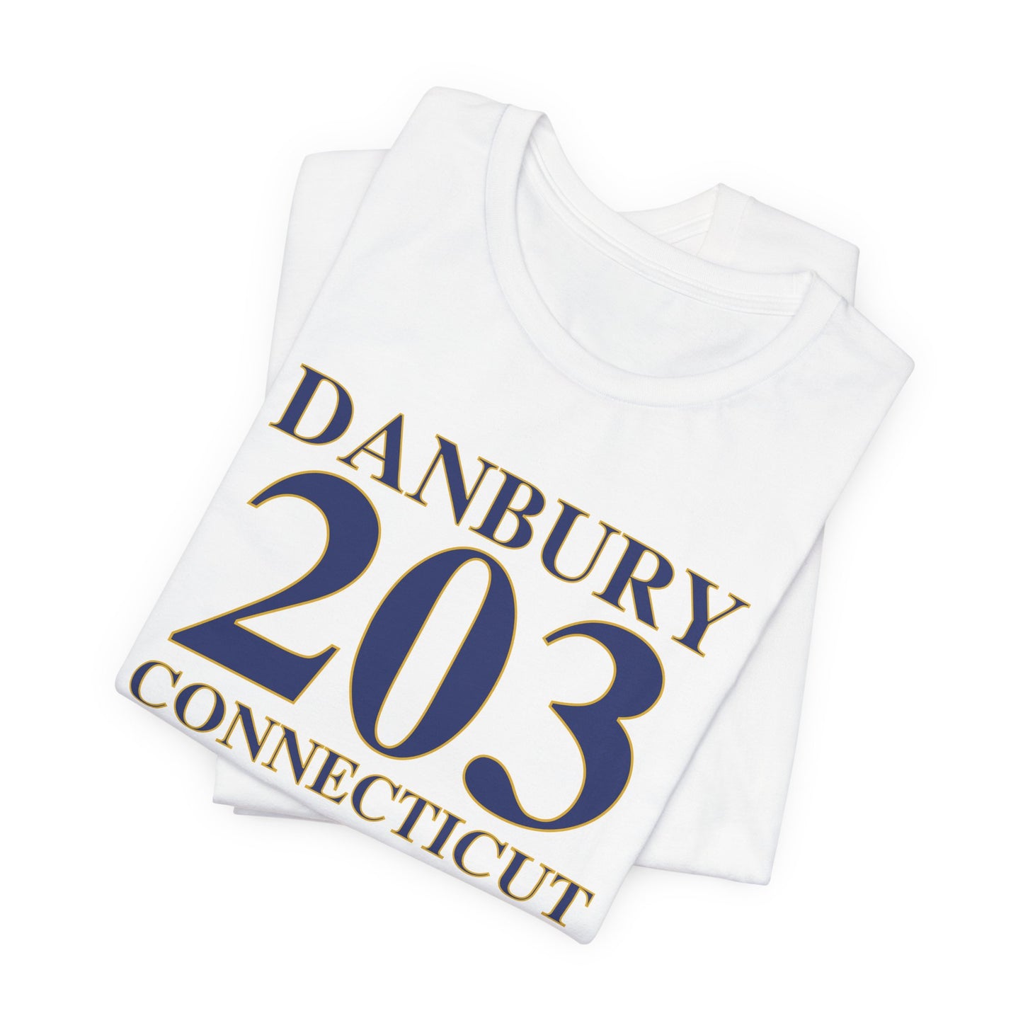 203 Danbury Connecticut Unisex Jersey Short Sleeve T-Shirt