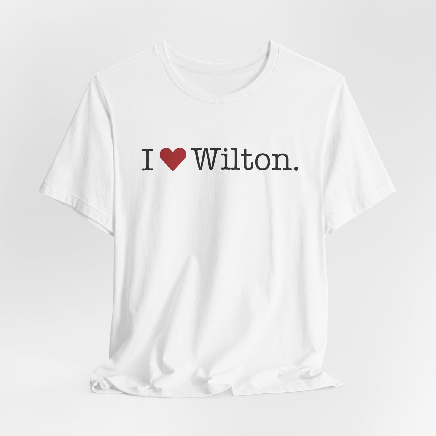 I Heart Wilton. Unisex Jersey Short Sleeve T-Shirt