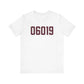 06019 Canton Connecticut Zip Code Unisex Jersey Short Sleeve T-Shirt