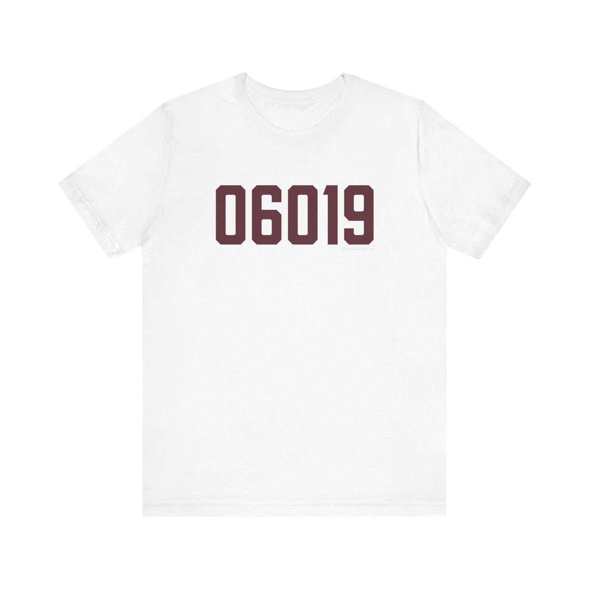 06019 Canton Connecticut Zip Code Unisex Jersey Short Sleeve T-Shirt