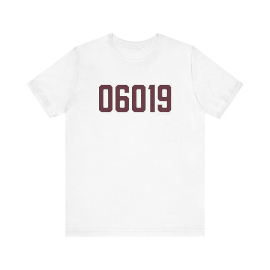 06019 Canton Connecticut Zip Code Unisex Jersey Short Sleeve T-Shirt