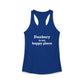 Danbury Is My Happy Place Women's Ideal Racerback Tank Top
