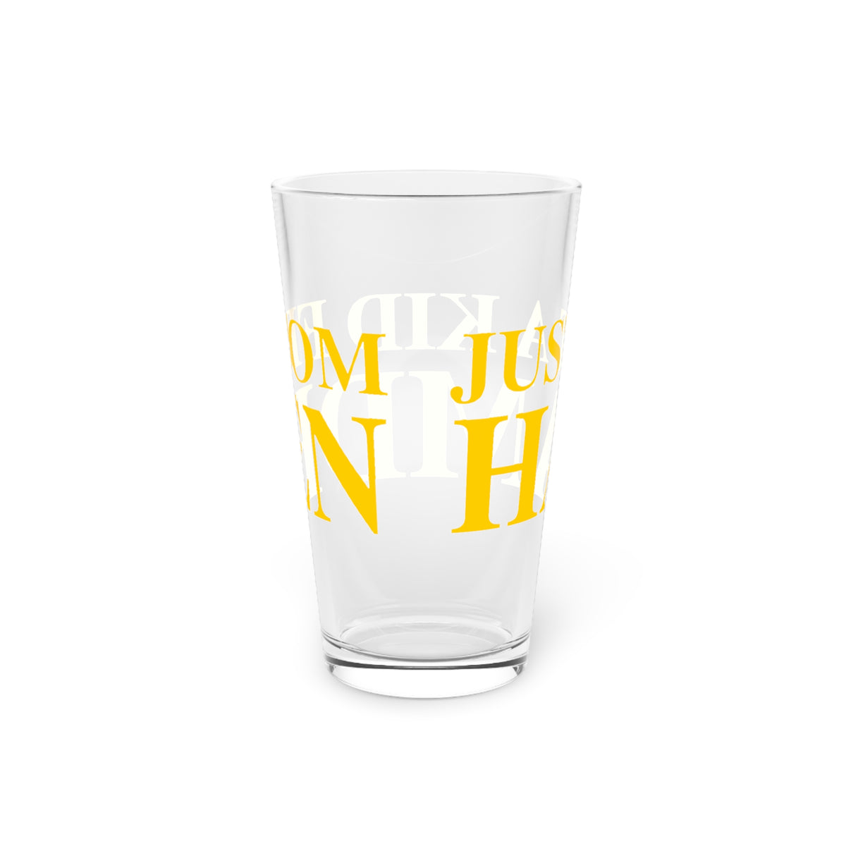 Just a kid from Hamden Pint Glass, 16oz