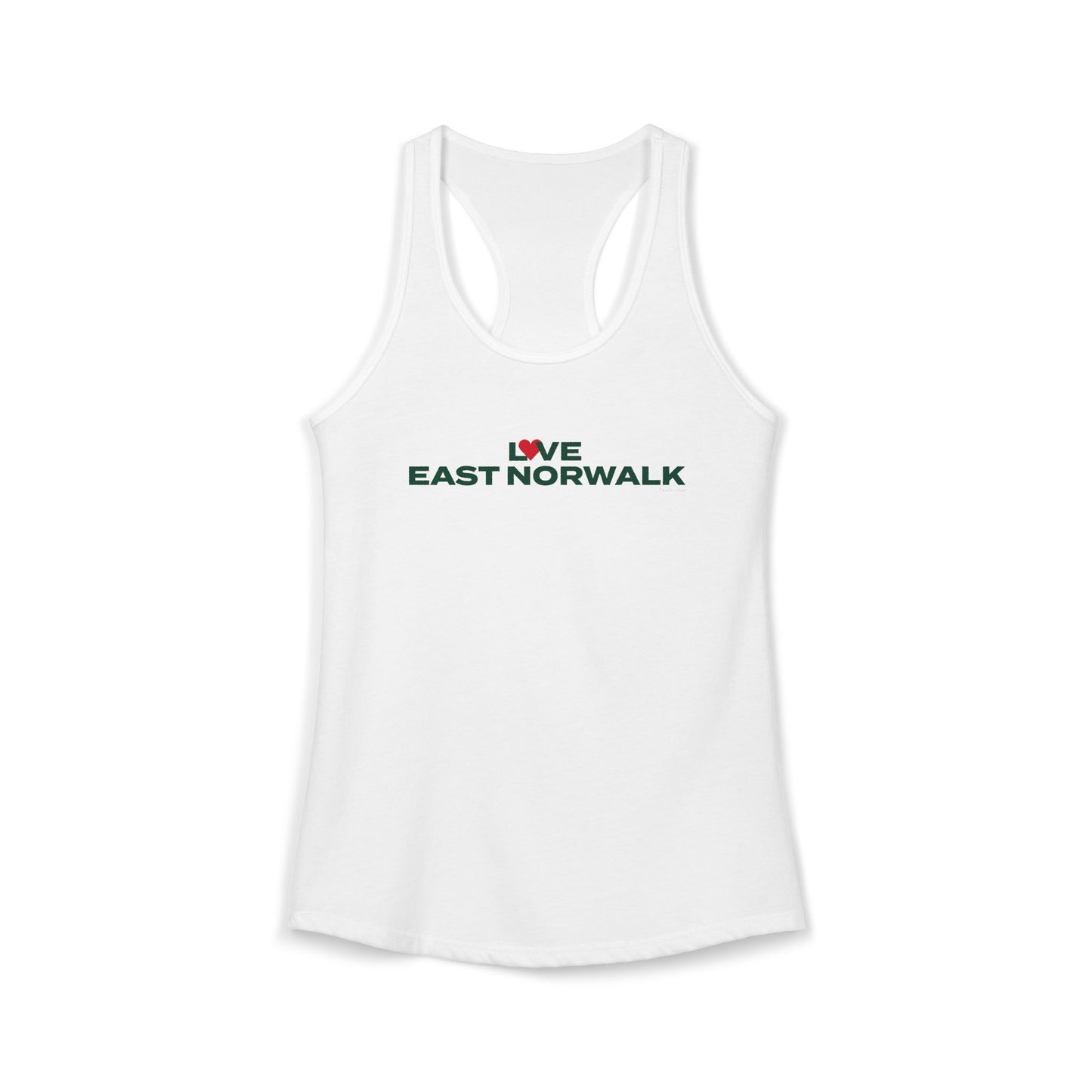 Love East Norwalk Women's Ideal Racerback Tank Top