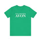 Just a kid from Avon Unisex Jersey Short Sleeve T-Shirt