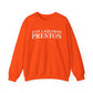 Just a kid from Preston Unisex Heavy Blend™ Crewneck Sweatshirt