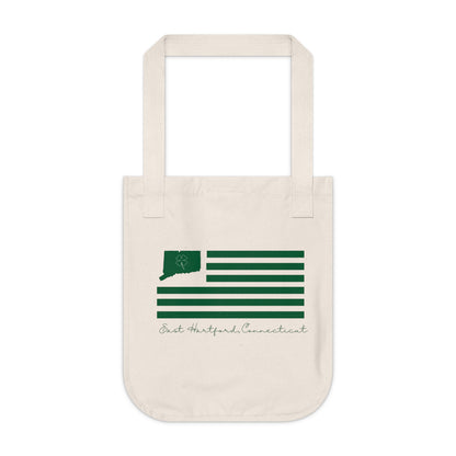 East Hartford Connecticut St. Patrick’s Day Flag Organic Canvas Tote Bag