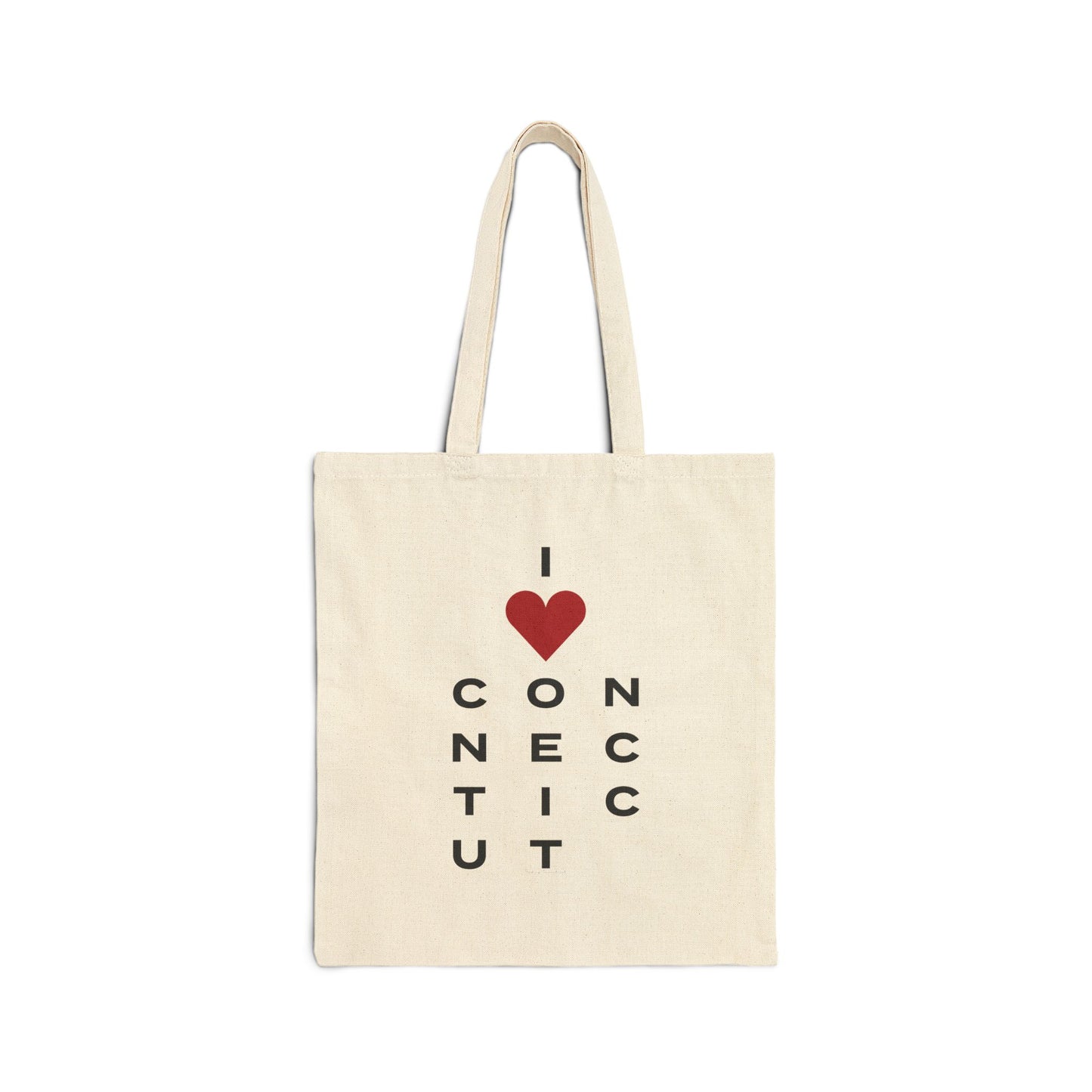 Connecticut Vision Cotton Canvas Tote Bag