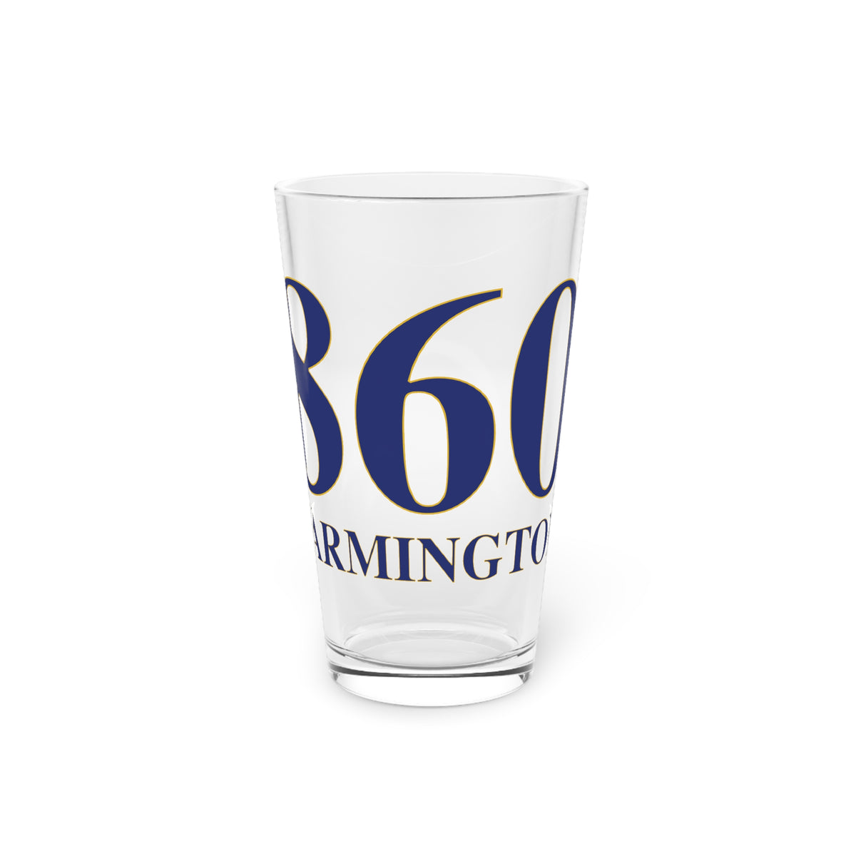 860 Farmington Pint Glass, 16oz
