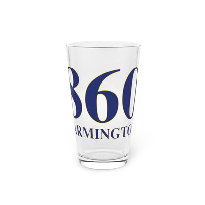 860 Farmington Pint Glass, 16oz
