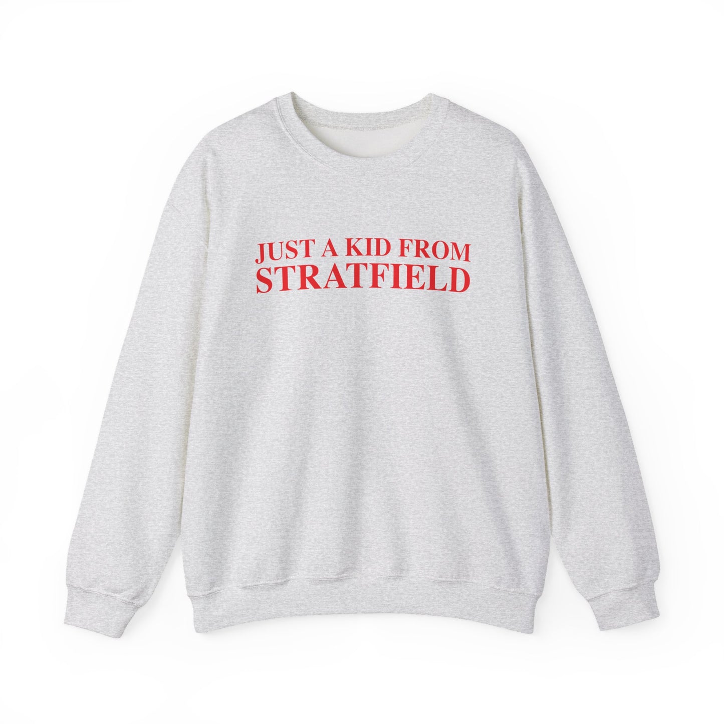 Just a kid from Stratfield Unisex Heavy Blend™ Crewneck Sweatshirt